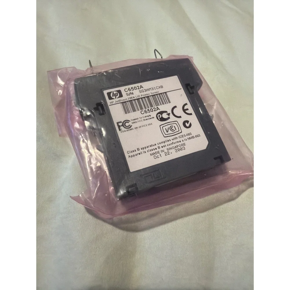 HP JetDirect 200N LIO Printer Server C6502A Internal Print Server Card NEW